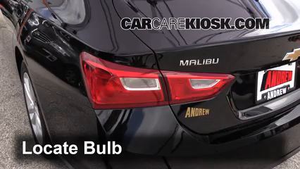 2016 Chevrolet Malibu LT 1.5L 4 Cyl. Turbo Lights Reverse Light (replace bulb)